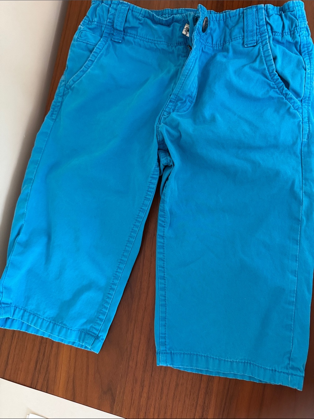 Kanz Bright Turquoise Pull-On Shorts